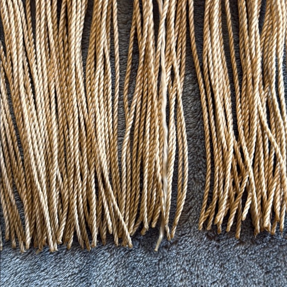 🥳Host Pick🥳 Boho Sundown Wild Leather Crochet Fringe Bag - Brown and Cream - Picture 11 of 11